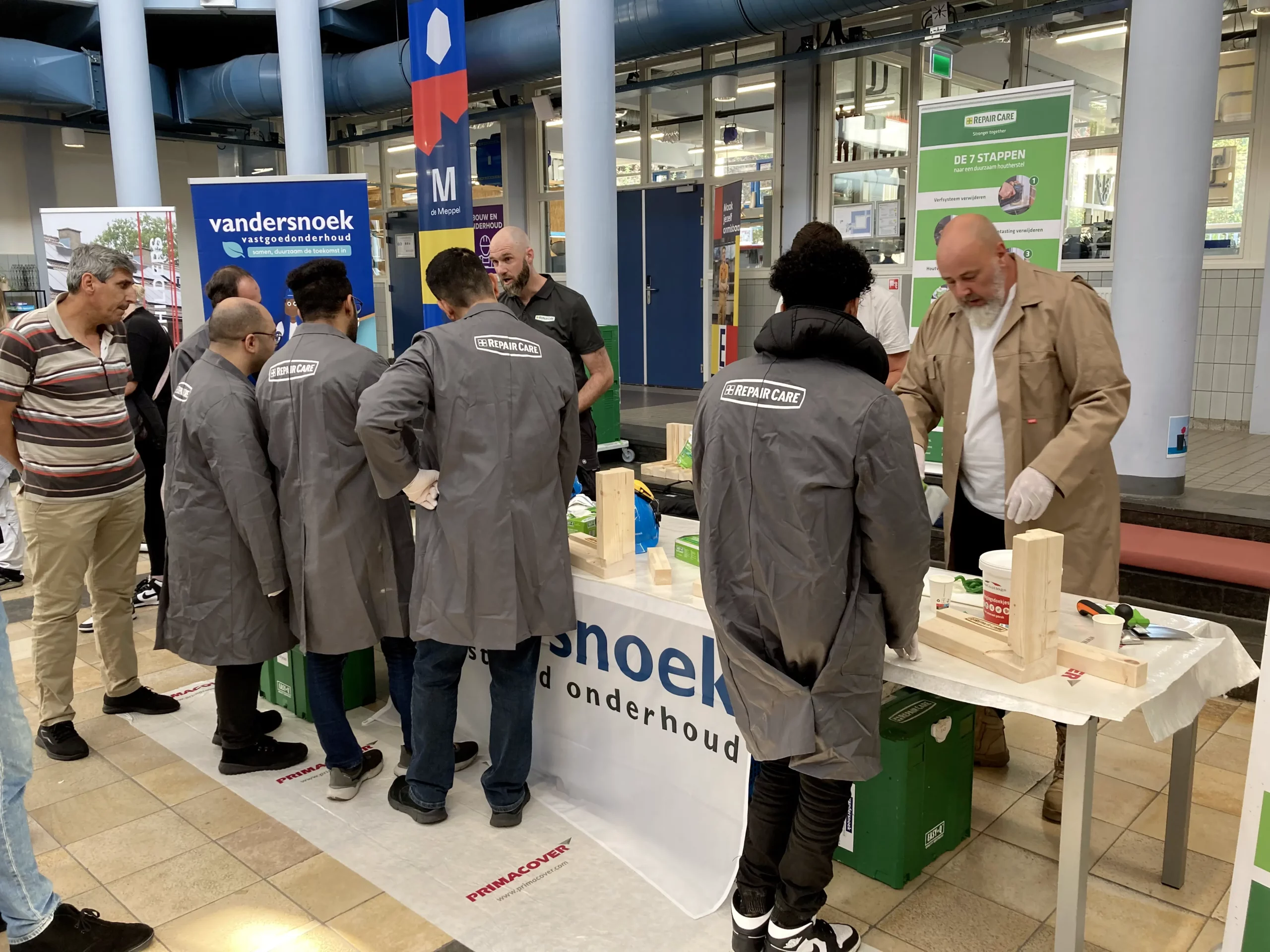 Vandersnoek aanwezig op de DOE-dag Schilderen en Gevelonderhoud